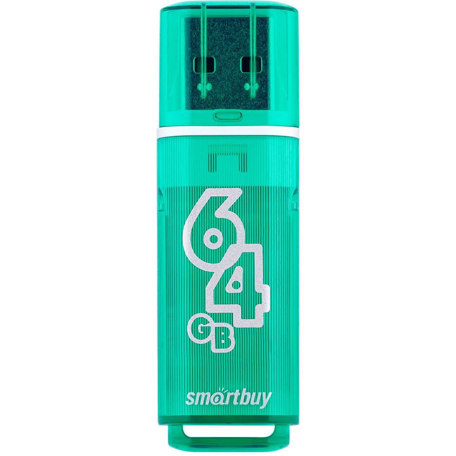 USB Flash накопитель 64Gb SmartBuy Glossy Green (SB64GBGS-G) - фото 2