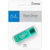 USB Flash накопитель 64Gb SmartBuy Glossy Green (SB64GBGS-G)