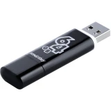 USB Flash накопитель 64Gb SmartBuy Glossy Black (SB64GBGS-K)