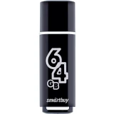 USB Flash накопитель 64Gb SmartBuy Glossy Black (SB64GBGS-K)