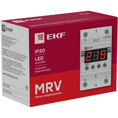 Реле напряжения EKF MRV-63A - фото 3