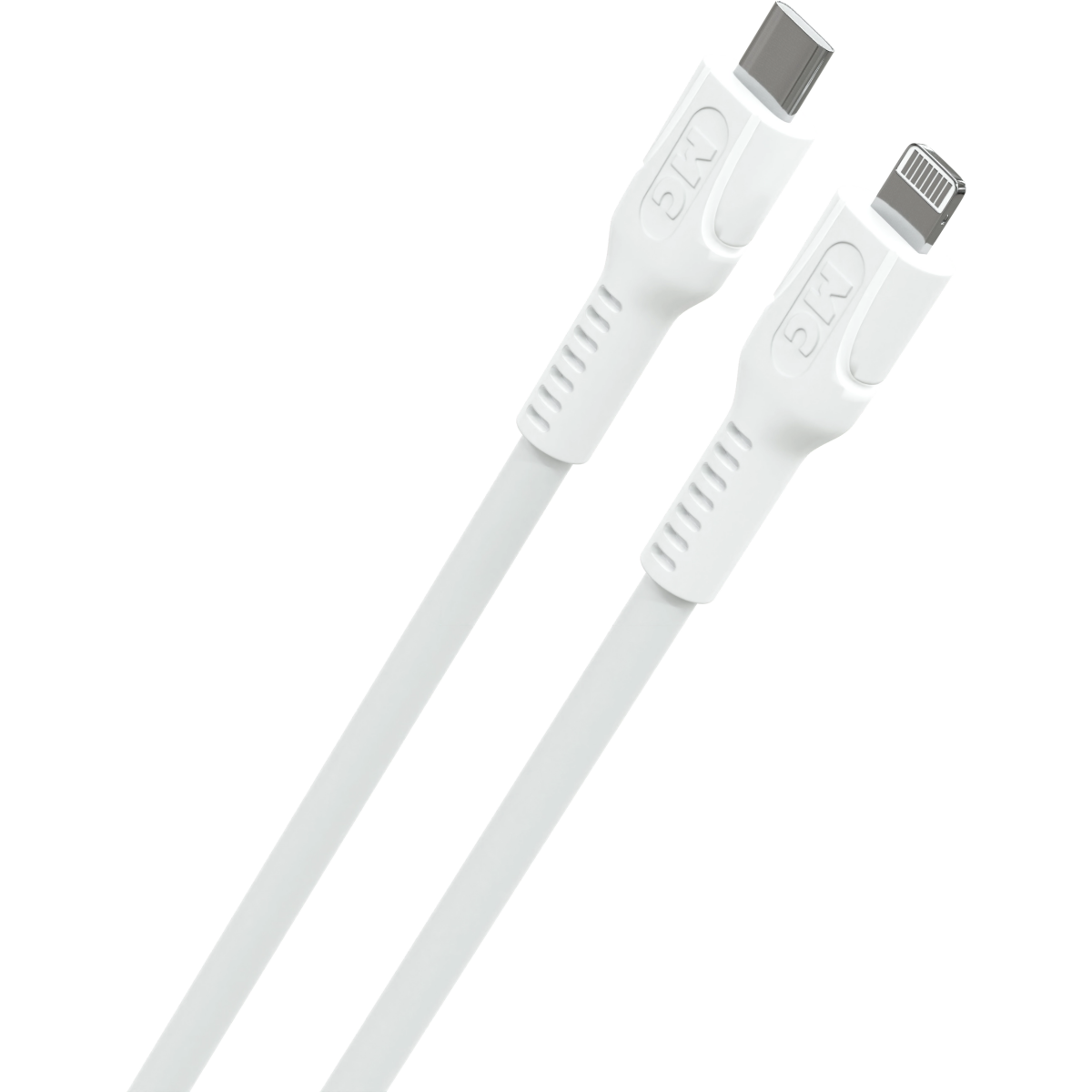 Кабель USB Type-C - Lightning, 2м, More Choice K65ia/К65ла White - K65ia 2м White - фото 2