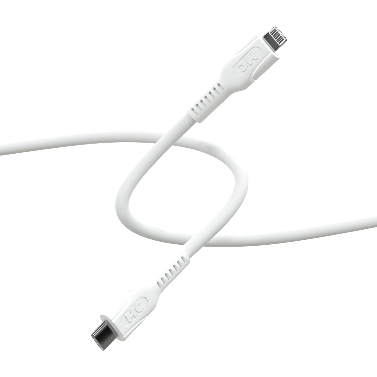 Кабель USB Type-C - Lightning, 2м, More Choice K65ia/К65ла White - K65ia 2м White - фото 4