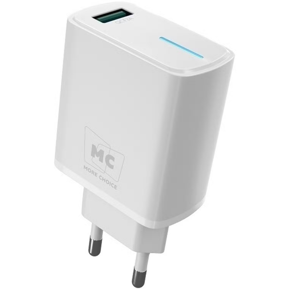 Сетевое зарядное устройство More Choice NC63/НС63 White - фото 2