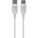 Кабель USB Type-C - USB Type-C, 2м, More Choice K69aa White (K69aa 2м White)