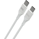 Кабель USB Type-C - USB Type-C, 2м, More Choice K69aa White (K69aa 2м White)