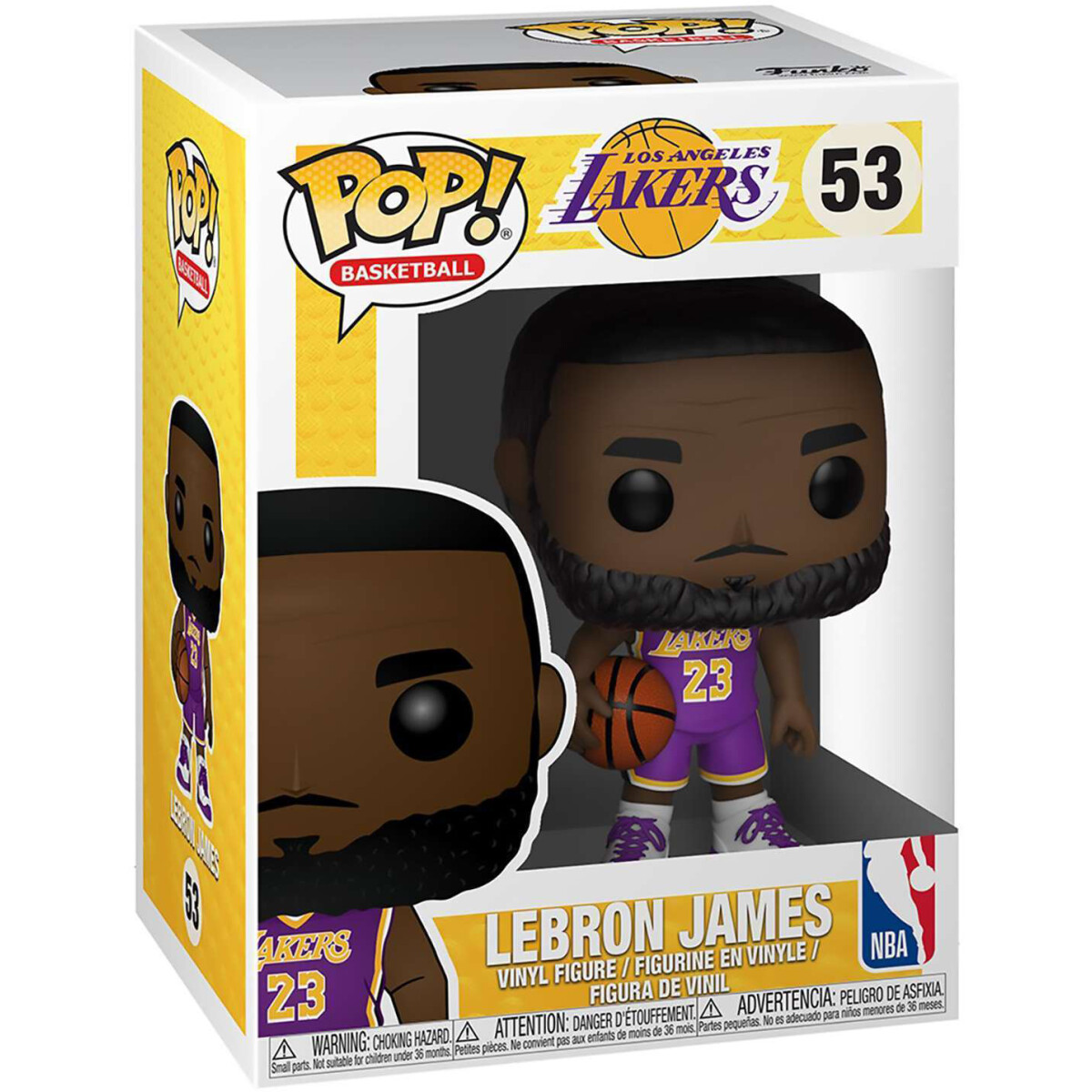 Фигурка Funko POP! NBA Lakers LeBron James (Purple Jersey) - 52359 - фото 2