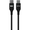 Кабель USB Type-C - USB Type-C, 2м, More Choice K69aa Black - K69aa 2м Black