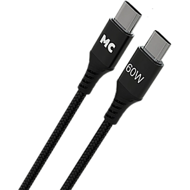 Кабель USB Type-C - USB Type-C, 2м, More Choice K69aa Black - K69aa 2м Black - фото 2
