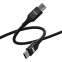 Кабель USB Type-C - USB Type-C, 2м, More Choice K69aa Black - K69aa 2м Black - фото 3
