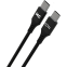 Кабель USB Type-C - USB Type-C, 1м, More Choice K69aa Black - К69аа Black - фото 2