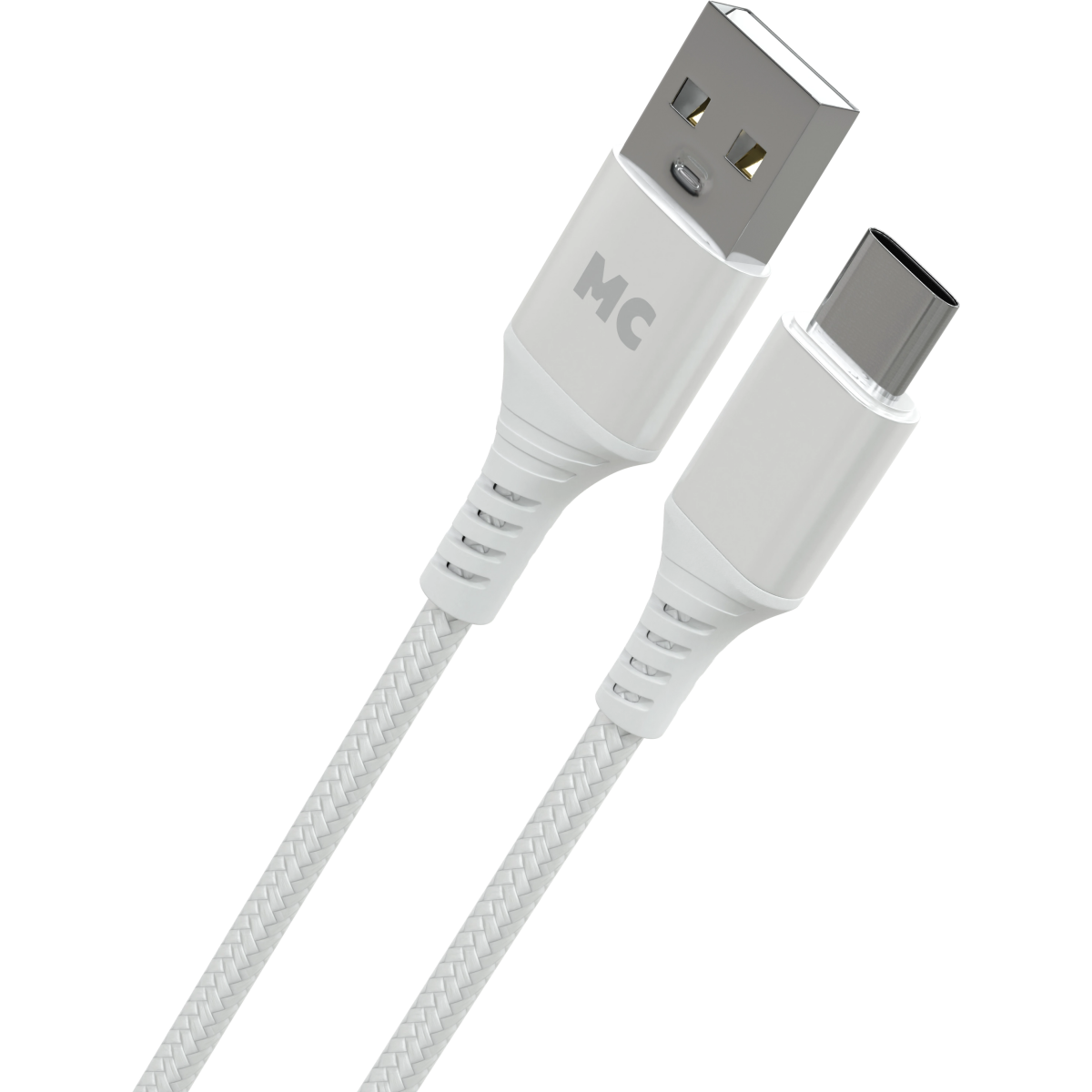 Кабель USB - USB Type-C, 1м, More Choice K69a White - К69а White - фото 2