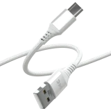 Кабель USB - USB Type-C, 2м, More Choice K69a White (К69а 2м White)