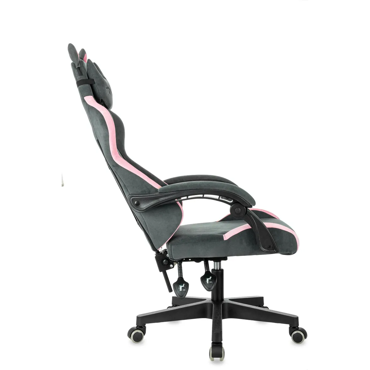 Игровое кресло Бюрократ Knight Kitty Grey/Pink - KNIGHT KITTY - фото 6