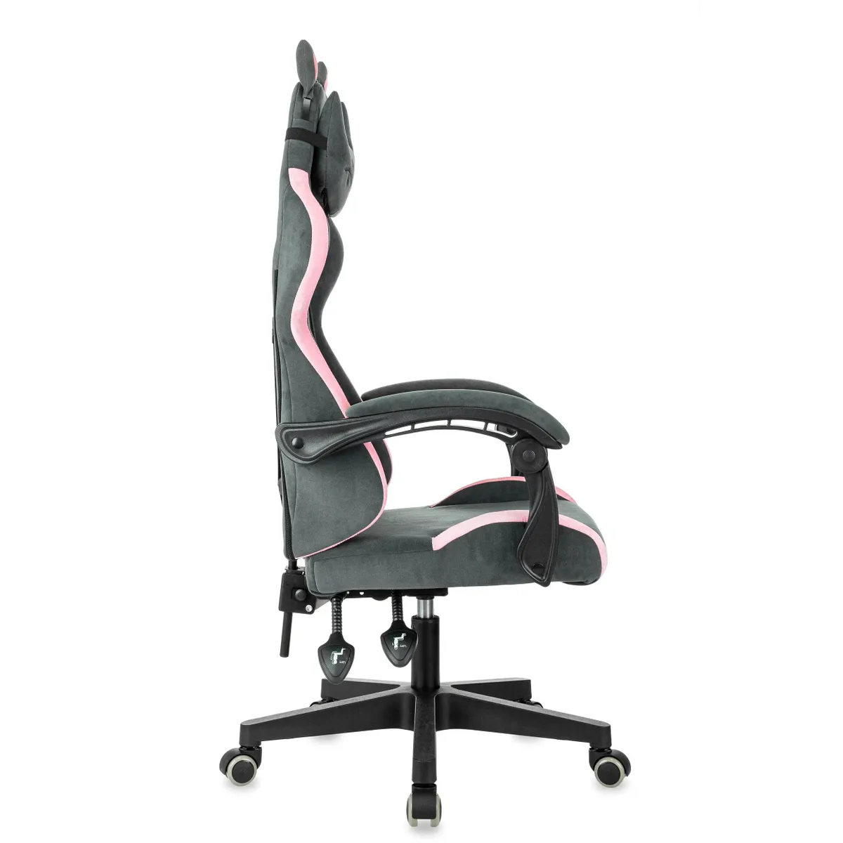 Игровое кресло Бюрократ Knight Kitty Grey/Pink - KNIGHT KITTY - фото 7