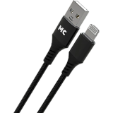 Кабель USB - Lightning, 2м, More Choice K69i Black (K69i 2м Black)