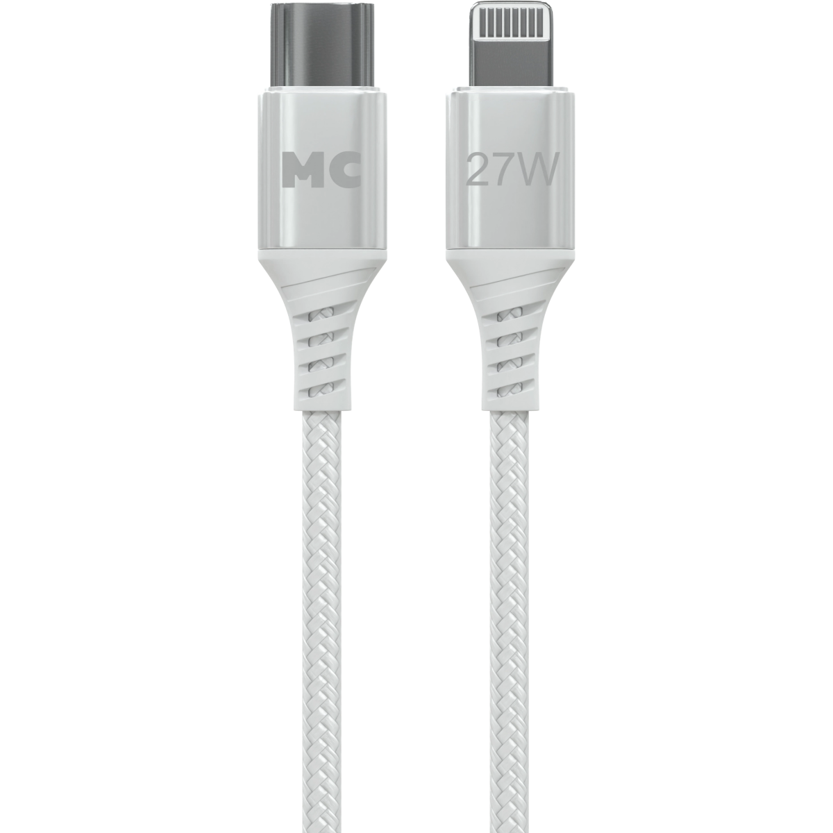 Кабель USB Type-C - Lightning, 2м, More Choice K69ia/К69ла White - K69ia 2м White