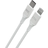 Кабель USB Type-C - Lightning, 2м, More Choice K69ia/К69ла White (K69ia 2м White)