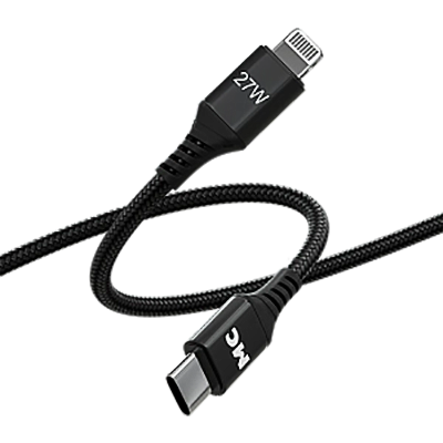 Кабель USB Type-C - Lightning, 2м, More Choice K69ia/К69ла Black - K69ia 2м Black - фото 3