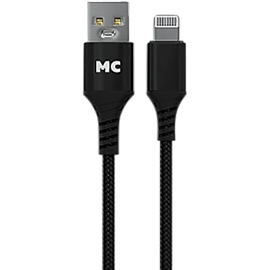 Кабель USB - Lightning, 1м, More Choice K69i/К69л Black