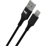 Кабель USB - Lightning, 1м, More Choice K69i/К69л Black