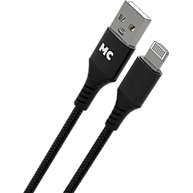 Кабель USB - Lightning, 1м, More Choice K69i/К69л Black - фото 2