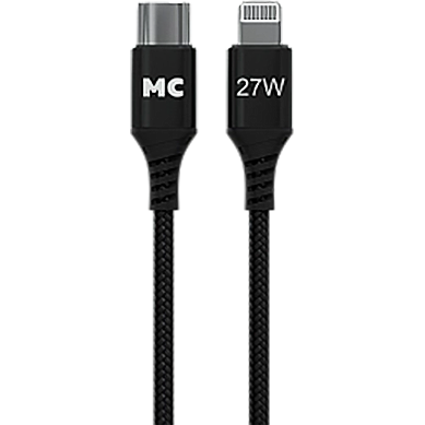 Кабель USB Type-C - Lightning, 1м, More Choice K69ia/К69ла Black - K69ia Black