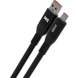 Кабель USB - USB Type-C, 1м, More Choice К83а Black