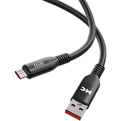 Кабель USB - USB Type-C, 1м, More Choice К83а Black - фото 3