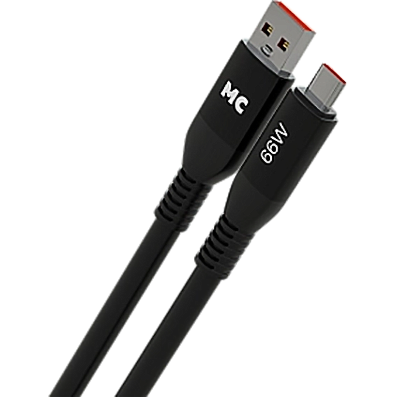 Кабель USB - USB Type-C, 2м, More Choice К83а Black - К83а 2м Black - фото 2