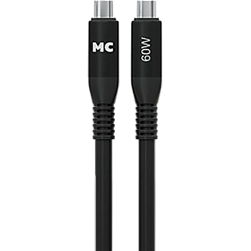 Кабель USB Type-C - USB Type-C, 1м, More Choice К83аа Black