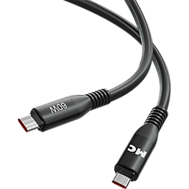 Кабель USB Type-C - USB Type-C, 1м, More Choice К83аа Black - фото 3