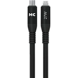 Кабель USB Type-C - Lightning, 1м, More Choice K83ia/К83ла Black (K83ia Black)