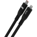 Кабель USB Type-C - Lightning, 1м, More Choice K83ia/К83ла Black (K83ia Black)