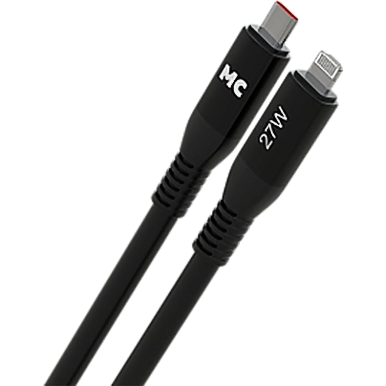 Кабель USB Type-C - Lightning, 1м, More Choice K83ia/К83ла Black - K83ia Black - фото 2