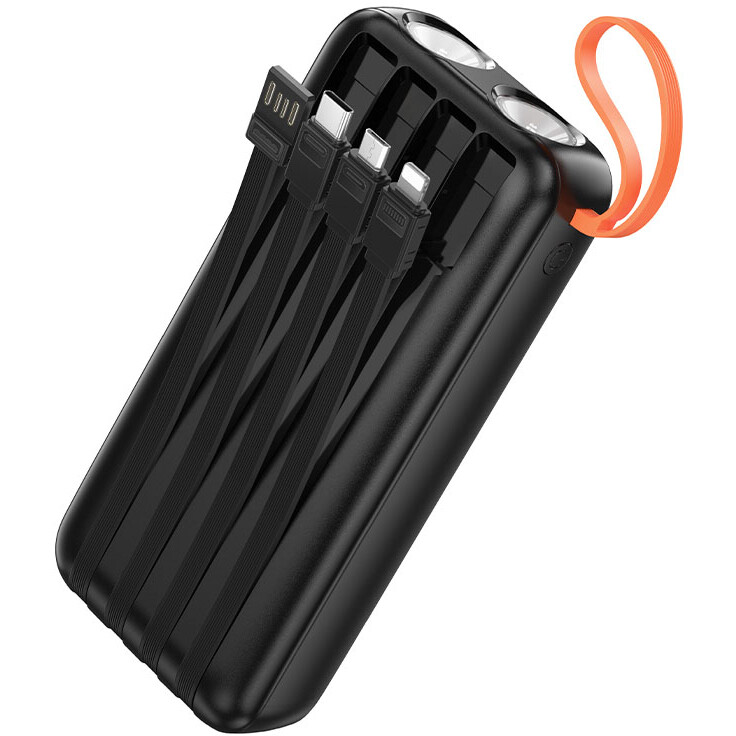 Внешний аккумулятор HOCO J151A Spirit Black - 6942007653374 - фото 2