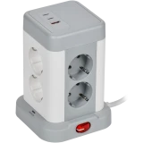 Сетевой удлинитель IEK DN-YP30-16-08-01-ZKU-K41