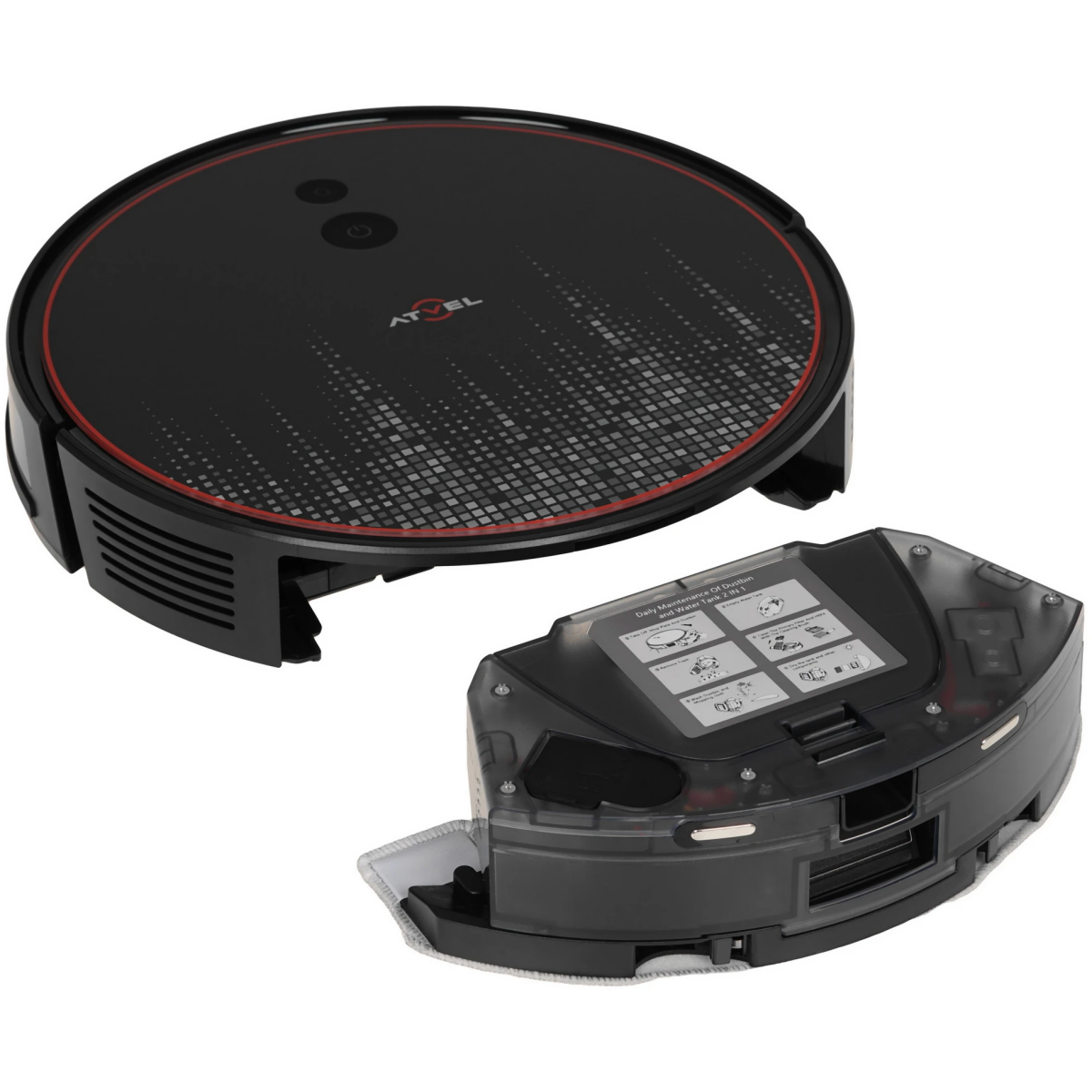 Робот-пылесос ATVEL R80 Base Black - фото 6