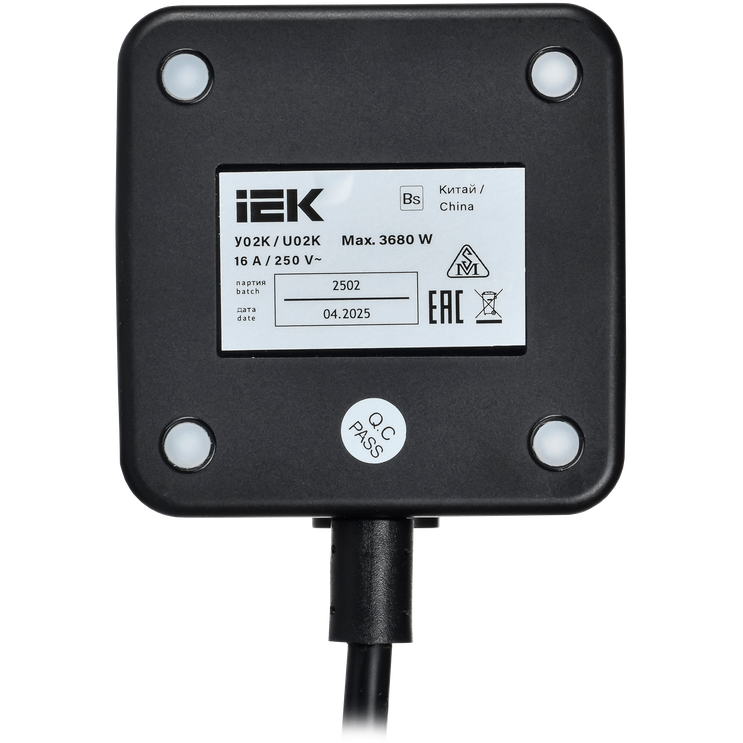 Сетевой удлинитель IEK DN-YP31-16-02-01-ZKU-K02 - фото 5