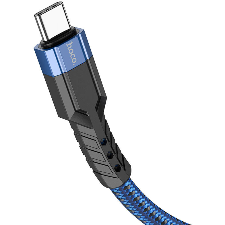 Кабель USB - USB Type-C, 1.2м, HOCO U110 Blue - 6931474770615 - фото 2