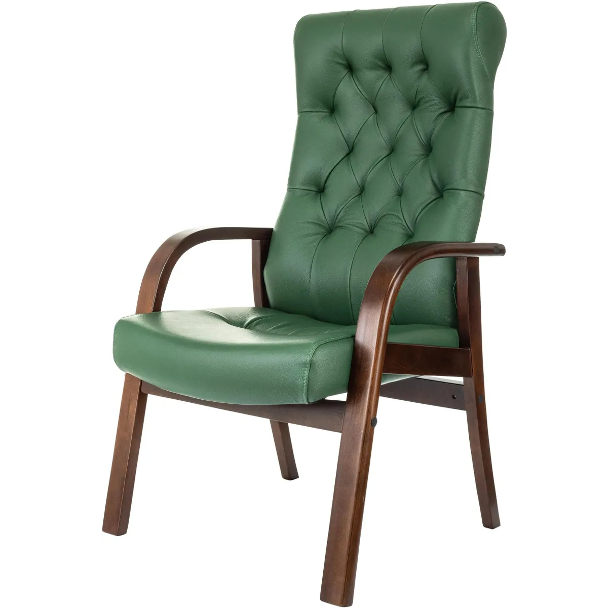 Офисное кресло Бюрократ T-9928 Walnut CF Green - T-9928WALNUT-CF/GN - фото 4