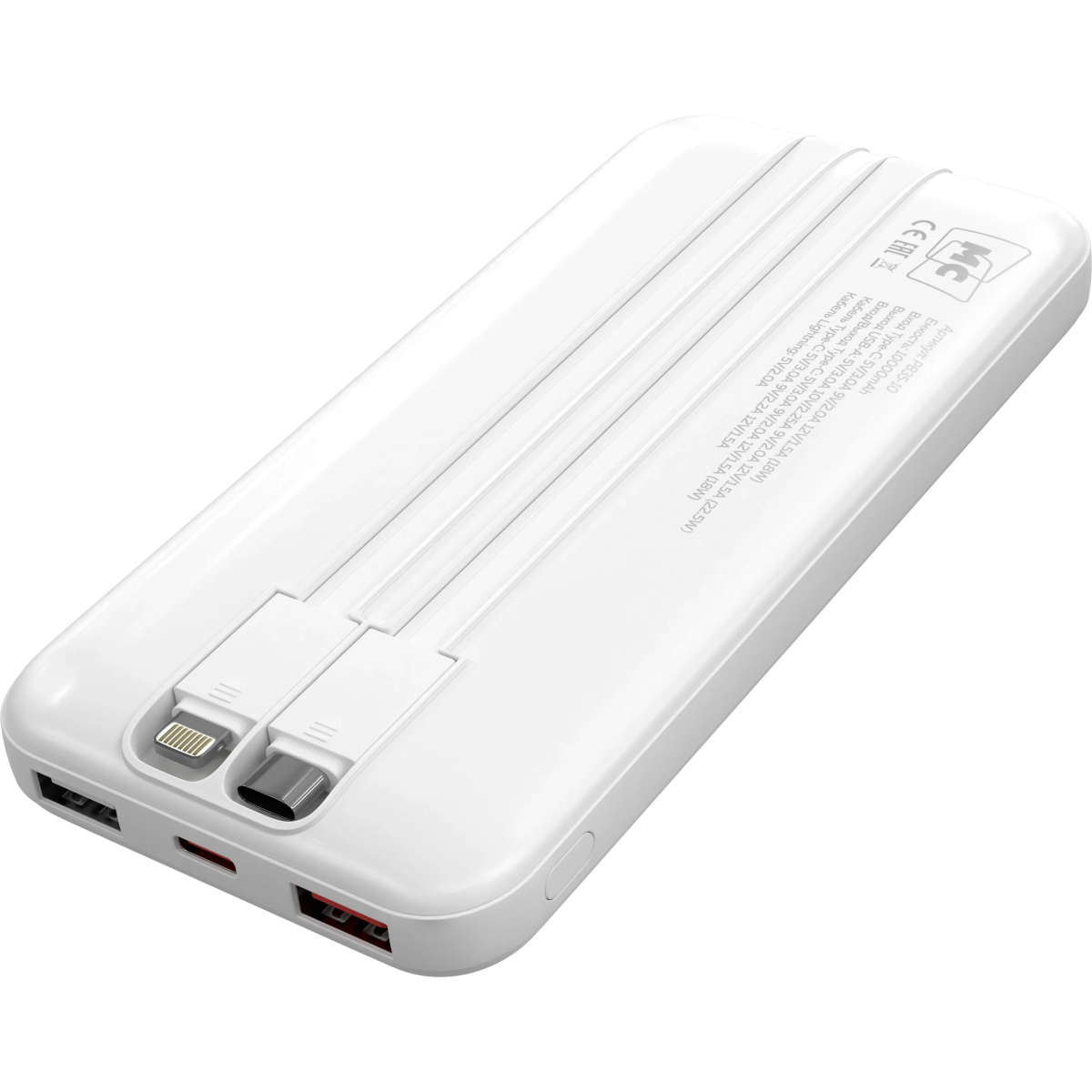 Внешний аккумулятор More Choice РВ35-10 White - фото 4
