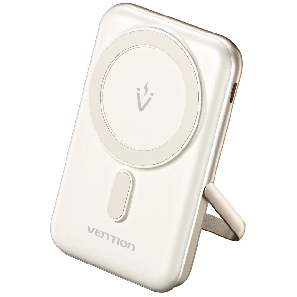 Внешний аккумулятор Vention 10000mAh Magnetic Wireless 20W White