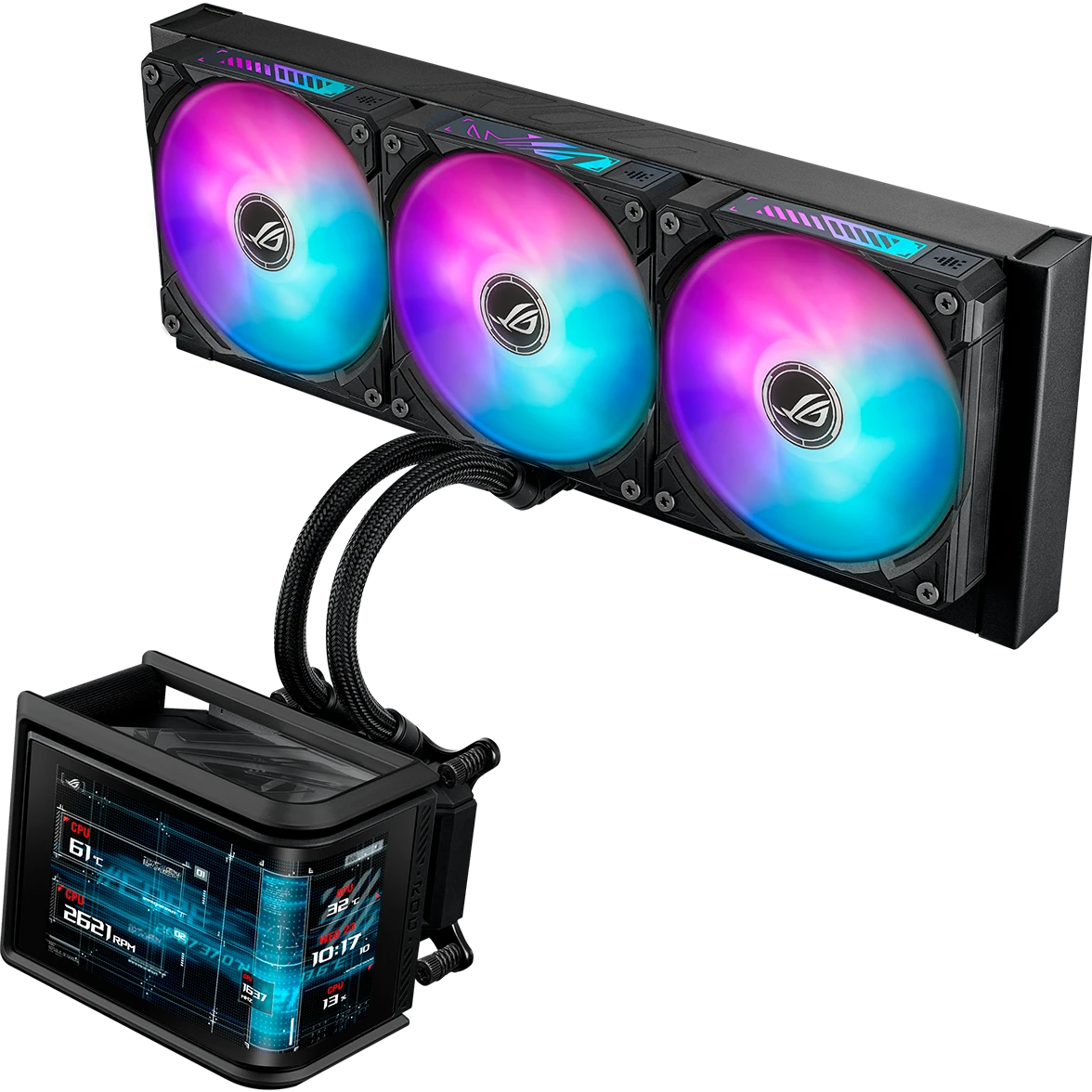 Система жидкостного охлаждения ASUS ROG RYUO IV SLC 360 ARGB - 90RC0151-B0EAY0