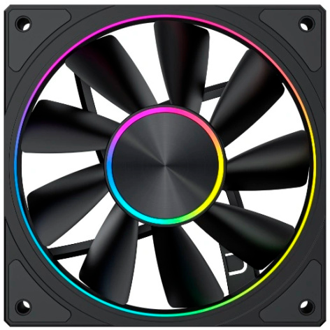 Вентилятор для корпуса Eurocase EU FN120 ARGB 2002 Black (3 шт.) - 00-01217809