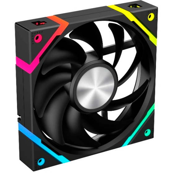 Вентилятор для корпуса Eurocase EU FN120 ARGB 12 Black (3 шт.)