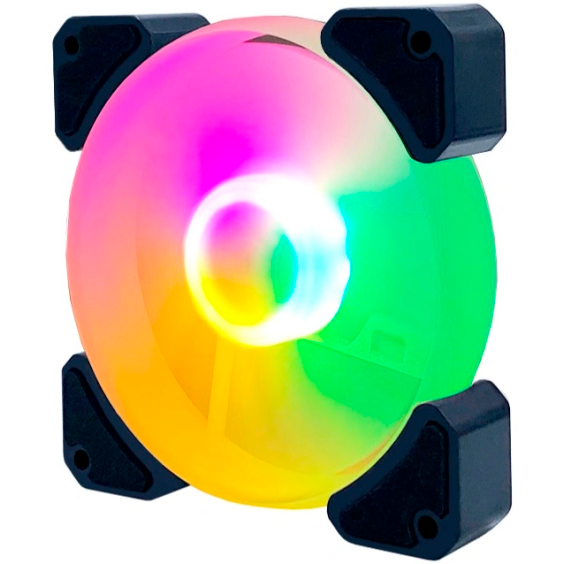 Вентилятор для корпуса Eurocase EU FN120 ARGB 8 Black (3 шт.)