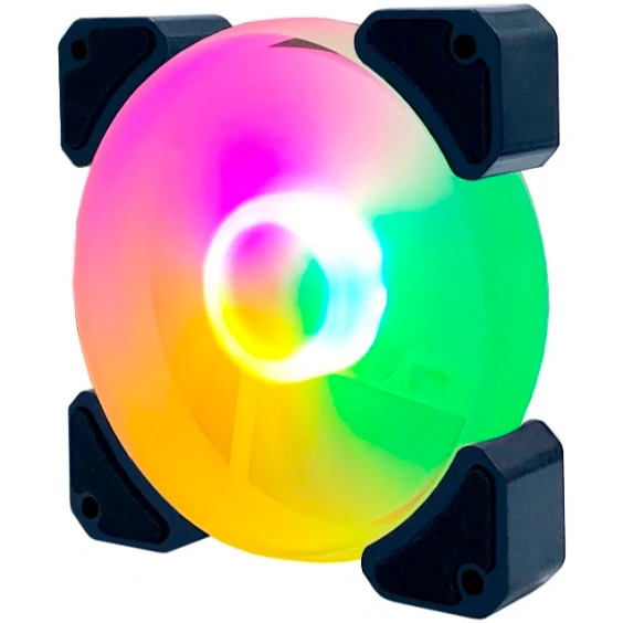 Вентилятор для корпуса Eurocase EU FN120 ARGB 8 Black (3 шт.) - 00-01217806