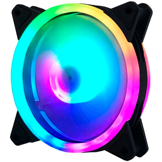 Вентилятор для корпуса Eurocase EU FN120 ARGB 8+12 Black (3 шт.)