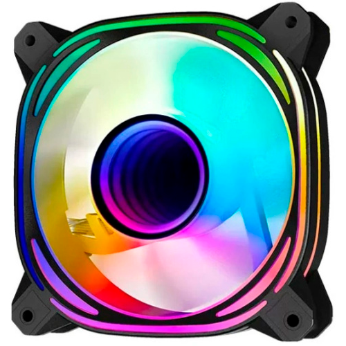 Вентилятор для корпуса Eurocase EU FN120 ARGB 8+16 Black (3 шт.) - 00-01217810